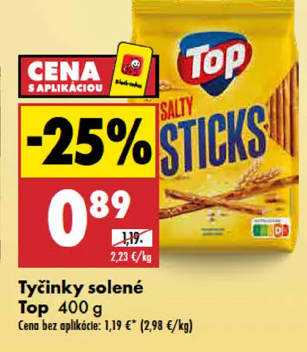 Tyčinky solené
