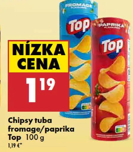 Chipsy tuba fromage