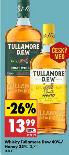 Tullamore D.E.W. whiskey
