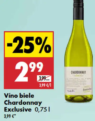 Exclusive Vino biele Chardonnay