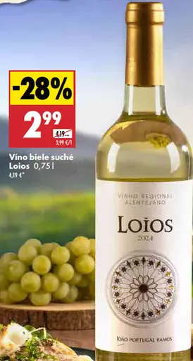 Loios víno biele suché Alentejo 2024