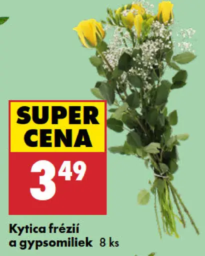 Kytička frézií a gypsomiliek