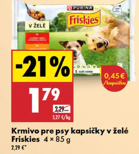 Friskies Krmivo pre psy kapsičky v želé
