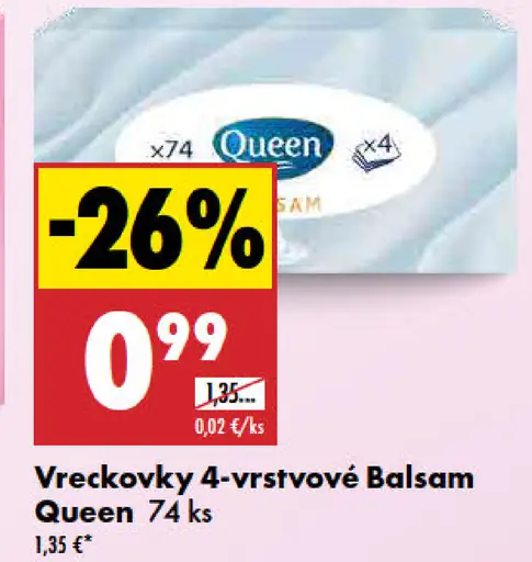 Queen Vreckovky Balsam 4-vrstvové