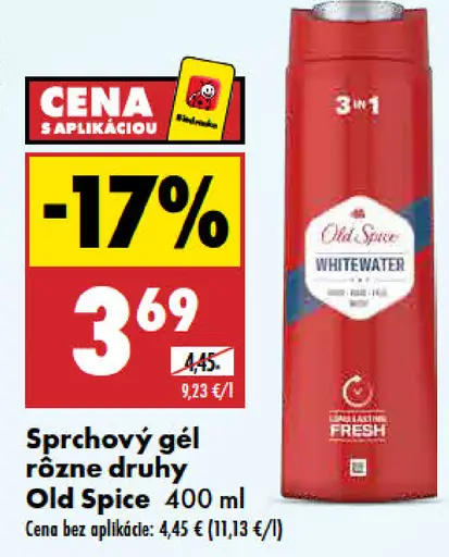 Old Spice sprchový gél vybrané druhy