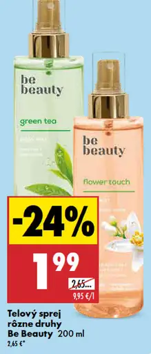 Be Beauty Telový sprej rôzne druhy