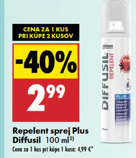 Diffusil Plus repelentný sprej