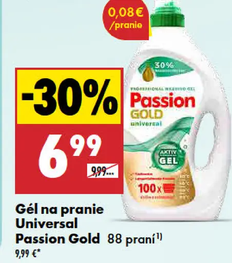 Gél na pranie Universal Passion Gold