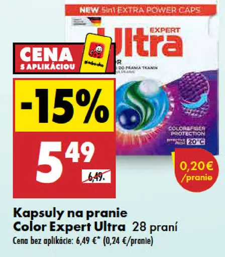 Kapsuly na pranie Color Expert Ultra