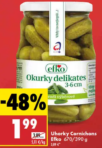 Efko Uhorky Cornichons