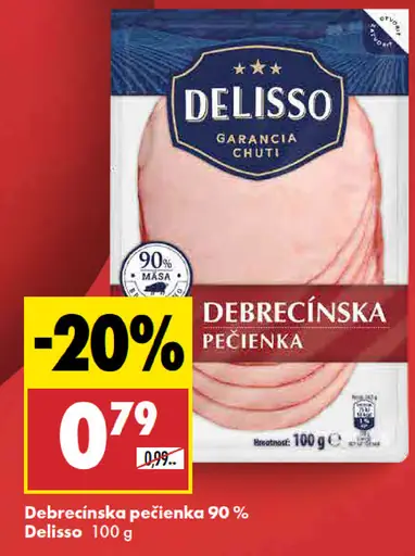 Delisso Debrecínska pečienka 90%