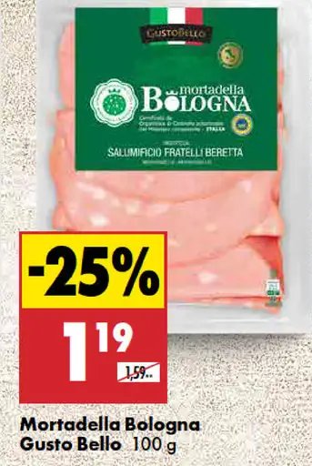 Gusto Bello Mortadella Bologna