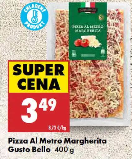 Gusto Bello Pizza al metro margherita