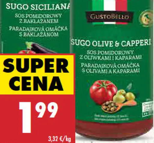 Omáčka siciliana Gusto Bello