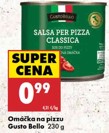 Omáčka na pizzu Gusto Bello