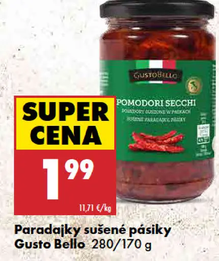 Gusto Bello Paradajky sušené