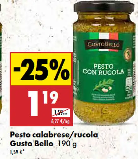 Pesto rucola Gusto Bello