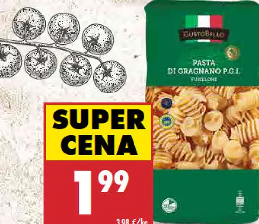 Gusto Bello cestoviny ravioletti al prosciutto