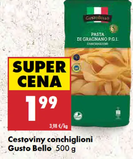Gusto Bello cestoviny conchiglioni