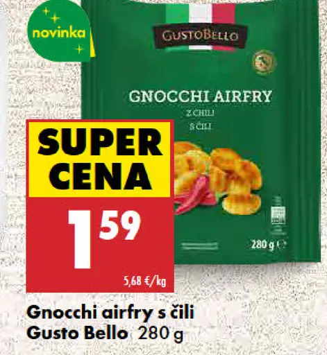 Gusto Bello gnocchi Airfry s čili