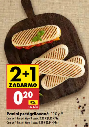 Panini predgrilované