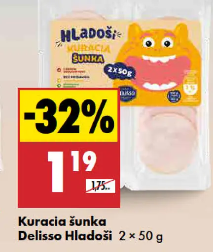 Kuracia šunka Delisso Hladoši