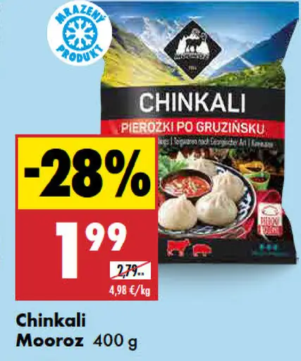 Chinkali Mooroz, pirohy po gruzínsku