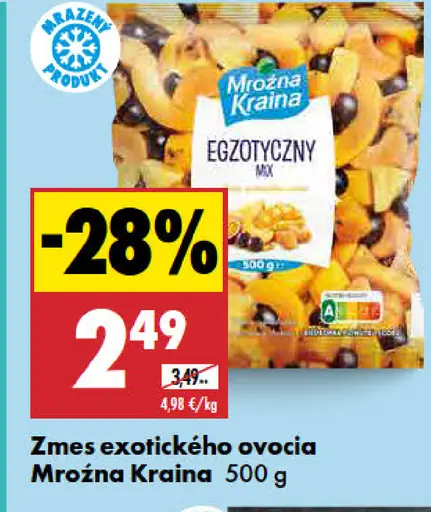 Zmes exotického ovocia Mrożna Kraina