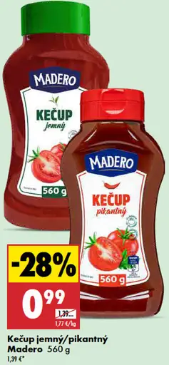 Madero Kečup jemný/pikantný