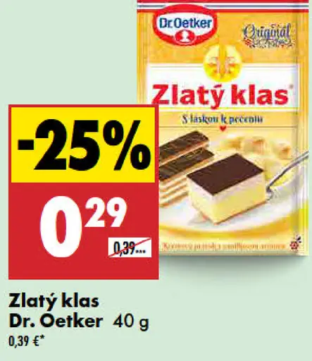 Dr. Oetker Zlatý klas škrob na pečenie