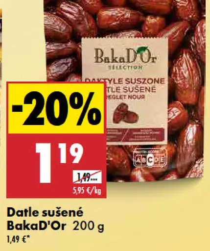 Baka'D'Or datle sušené