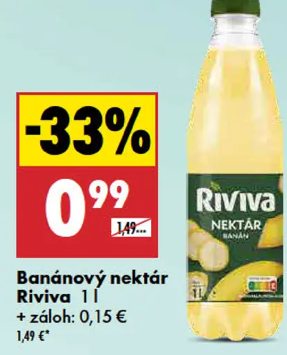 Riviva nektár banánový