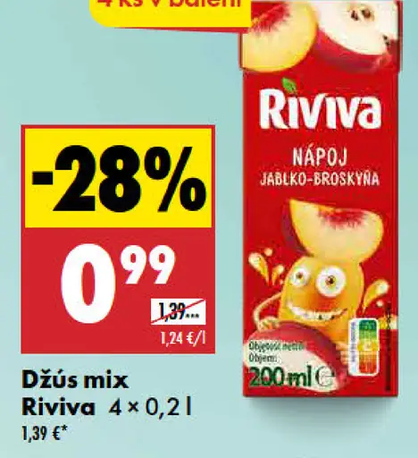 Riviva džús mix