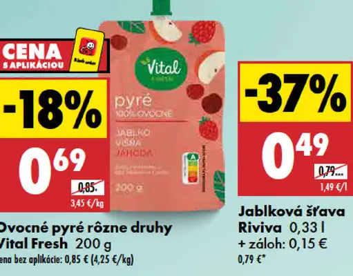 Jablková šťava Riviva