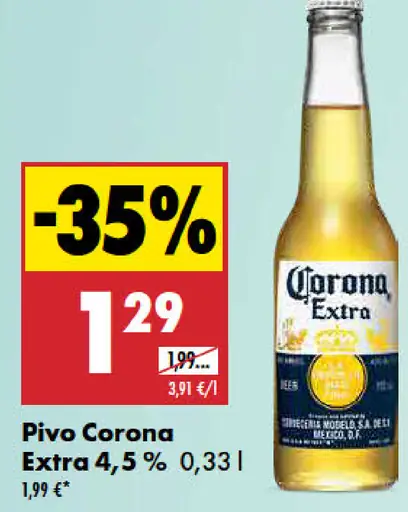 Corona Pivo Extra 4,5 %