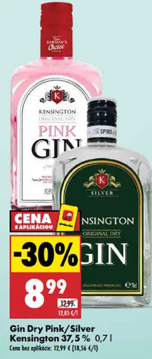 Kensington Original Dry Pink Gin 37,5%
