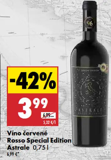 Astrale Vino červené Rosso Special Edition