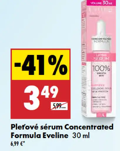 Eveline pleťové sérum Concentrated Formula