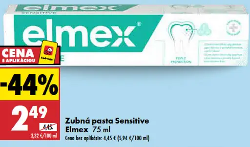 Elmex zubná pasta Sensitive