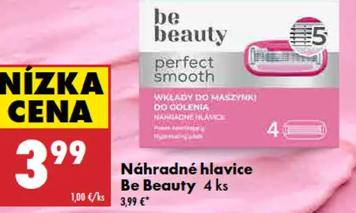 Be Beauty náhradné holiace hlavice