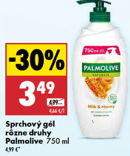 Sprchový gél rôzne druhy Palmolive