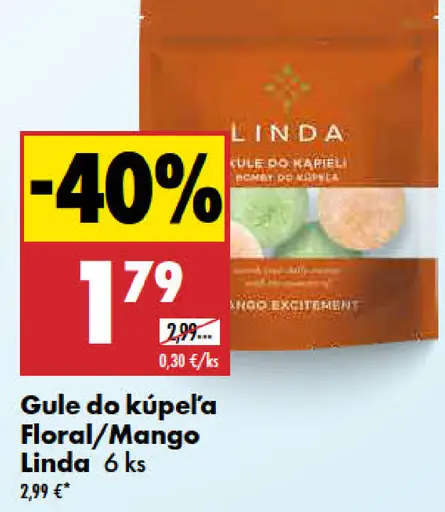 Gule do kúpeľa Floral/Mango Linda