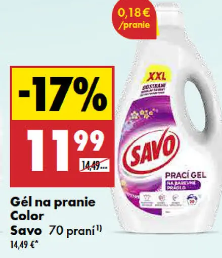 Savo Color gél na pranie