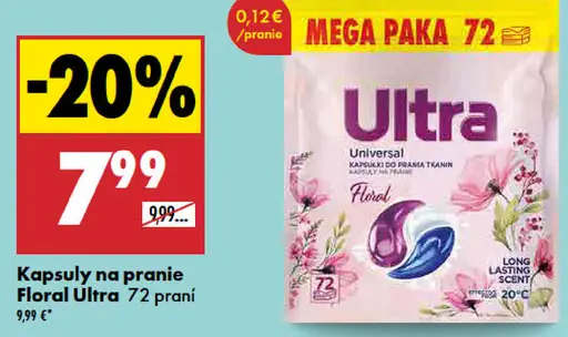 Floral Ultra kapsuly na pranie