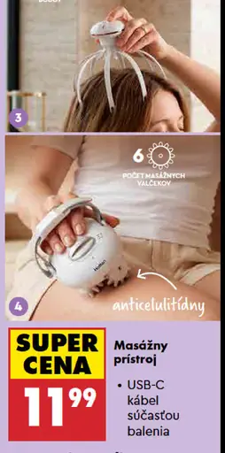 Hoffen masážny prístroj so 6 vymeniteľnými hlavicami