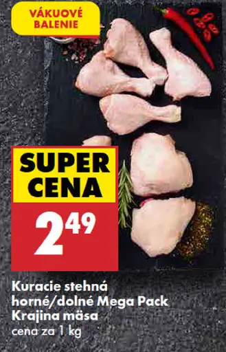 Kuracie stehná horné / dolné mega pack
