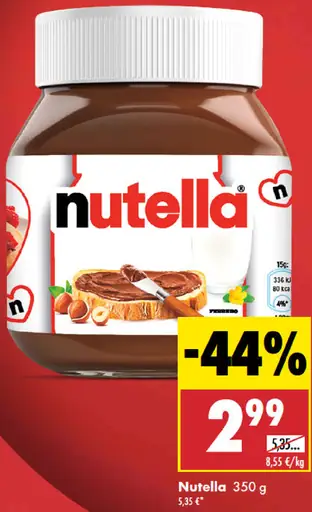 Nutella lieskovo-oriešková nátierka