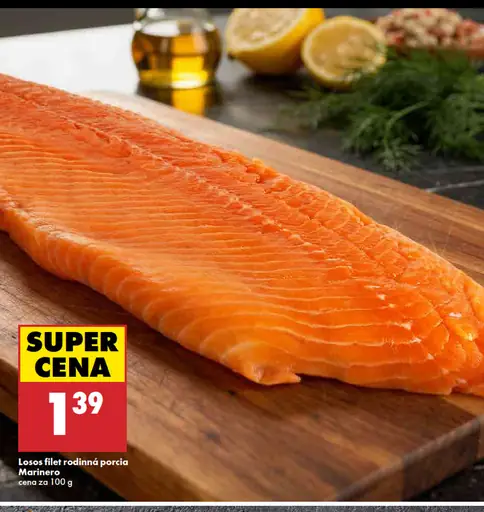 Lososový filet, rodinná porcia