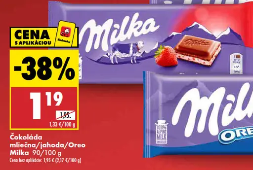 Milka čokoláda Oreo