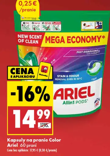 Ariel Allin1 PODS kapsuly na pranie Color